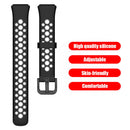 TPU Band for Huawei Band 7 Wristbands Smart Bracelet Strap (Black Grey)