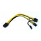 EPS CPU 12V 8 Pin to Dual 8 (6+2) Pin PCIE Adapter Bes Supply Power 7Y6T I0N6