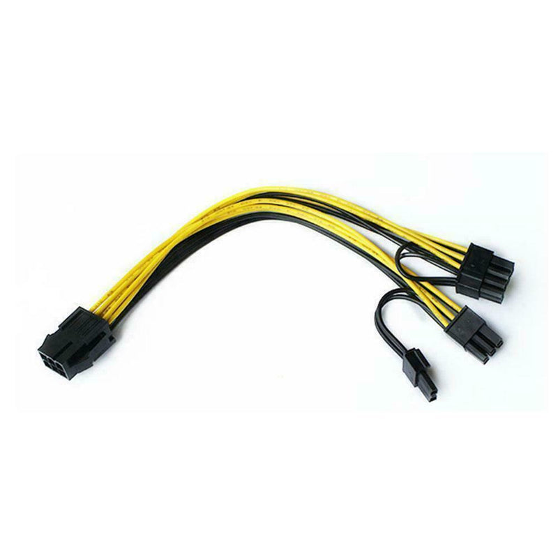 EPS CPU 12V 8 Pin to Dual 8 (6+2) Pin PCIE Adapter Bes Supply Power 7Y6T I0N6