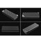 M.2 2280 SSD Hard Disk Aluminum Heat Sink with Thermal Pad for Desktop PC