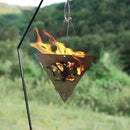 Outdoor Triangle Wood Burning Stove Portable Camp Firewood Steel U8Q6