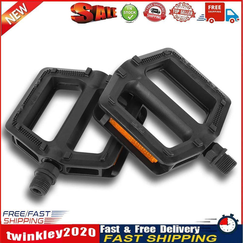 1 Pair Anti Slip Bicycle Pedals MTB Road Cycling Flat Platform Footboard Newly