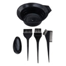 Hair Tint Dying Coloring Brush Bowl Set with Ear Caps Hairdressing Accessor