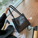Casual PU Women Crossbody Bag Female Solid Color Large Capacity Shoulder Handbag