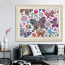 5D DIY Special Shaped Diamond Painting Butterfly Cross Stitch Needlework Kits