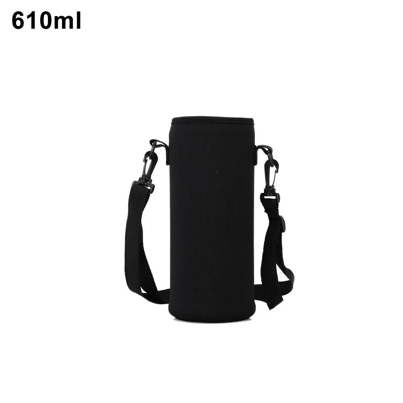 Sports Water Bottles Carrier Bag Pouch Kettle Cup Holder with Shoulder Stra