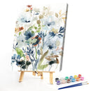 Ink Flower Oil Paint By Numbers DIY Drawing Picture for Adults Home Decorations