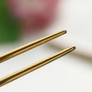 Hair Care Hairpin Double wavy flower Metal Hair Stick U-shaped hairpin