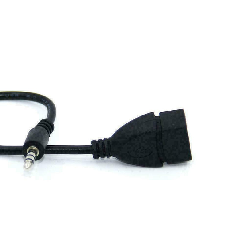 3.5mm Male Audio AUX Jack to USB 2.0 Type A Female OTG P5B0 D Converter Z0P9