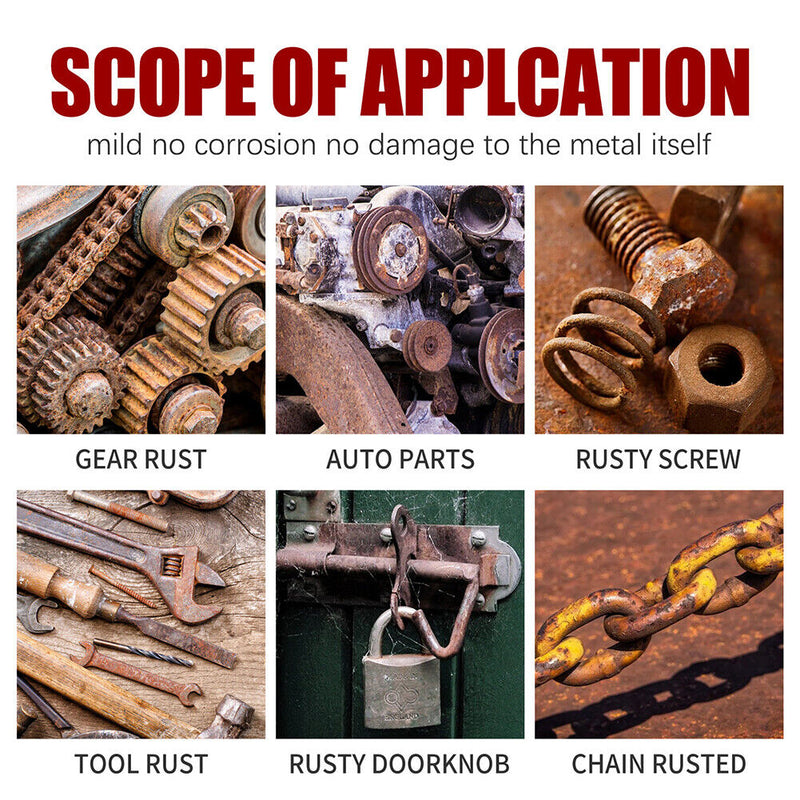 Car Rust Remover Converter Repair Wheel Chassis Frosting Tools