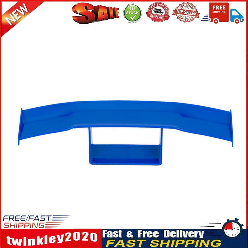 Car Mini Spoiler Auto Rear Tail Decoration Empennage Spoiler Wing (Blue) Newly