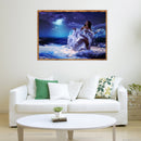 5D DIY Full Drill Diamond Painting Dancing with Water Cross Stitch Home Decor