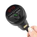 FM Transmitter Car Wireless Bluetooth Radio Modulator 3.4A Dual Charger Ca E6B4