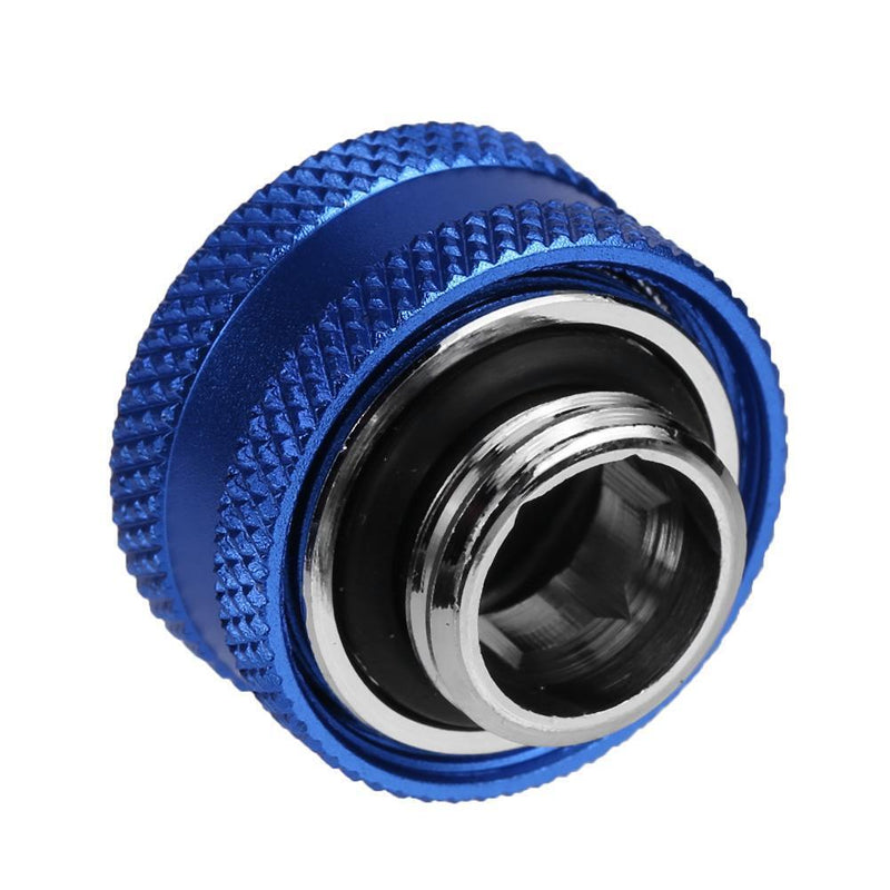 G1/4 Thread Rigid Tube 14mm Hard Tube Extender for PC Water Cooling(Blue)