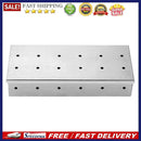 Washable Stainless Steel Smoke Box BBQ Outdoor Barbecue Picnic Wood Chip Smoker