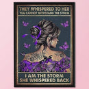 11CT Full Embroidery Kit DIY Elegant Girl Back Printed Cross Stitch Handicraft