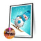 Cute snowman 5D Diamond Painting DIY Full Drill Round Rhinestone