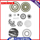 Paper Cut Card DIY Transparent Silicone Circle Flower Seal Embossing Album Tool