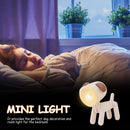 Funny Deer Lights Cute Folding Dog Night Lamps Home Room Decoration Portable DIY