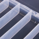 6 Compartments Fishing Lure Plastic Box Portable Kit Storage Case