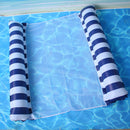 PVC Water Hammock Recliner Inflatable Floating Bed Air Mattress (Dark Blue)