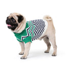 Hit Color Pet Sweaters Dog Cat Soft Elastic Knitwear Clothes(Green)(M)