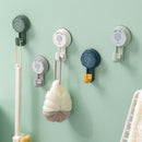 Vacuum Suction Cup Wall Hanging Hook Door Hangers Holder Rack (White)