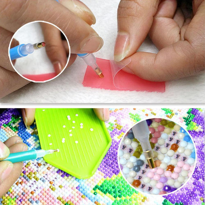 Cat-5D DIY Complete Round Diamond Painting Embroidery Set Cross Stitch Mosaic
