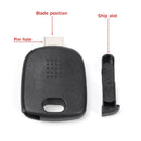 Blades Head Refit DIY Case Car Key Shell Universal Transponder with Chip Holder