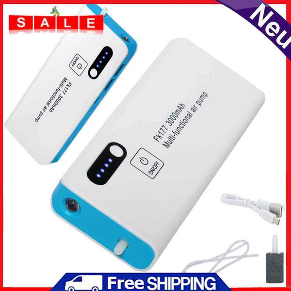 USB Lithium Battery Charging Oxygen Air Pump Fish Tank Outdoor Fishing Aerator