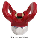 High Pressure Airless Paint Spray Gun Flat Tip Nozzle for Sprayer (Red) Newly