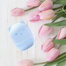 Silicone Beauty Sponge Storage Box Egg Stand Powder Holder (Light Blue) Newly