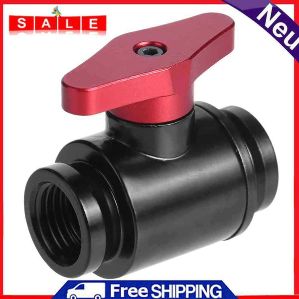 G1/4 Vent Valve Aluminum Handle Double Inner Teeth Valve Waterway K