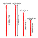 Sampling Makeup Small Rubber Spatula Mini Silicone Spatula Set Thin Jar Scraper