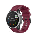 20mm Silicone Watch Band for Garmin Fenix 7S Bracelet Strap (Wine Red) Newly