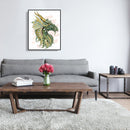 DIY Digital Oil Painting By Numbers Green Dragon Picture Living Room Decor