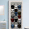 Hat Rack 24 Pocket Over-The-Door Organizer for Baseball Cap (Dark Grey) Newly