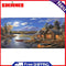 Spot Drill Handicraft Full Drill Diamond Painting Kit Riverside Lodge Mosaic