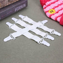4pcs Bedding Buckle Table Cloth Clip Anti-Slip Fixed Belt Rubber