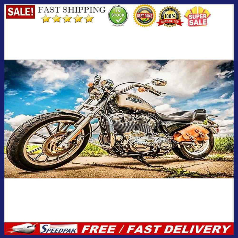 Motorcycle Diamond Painting 5D Full Round Drill Embroidery Rhinestone Home De