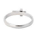 Classic Adjustable Cross Couple Ring Men Women Lover Wedding Open Rings Jewelry