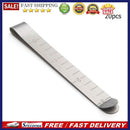 20pcs Stainless Steel Hemming Clips Measurement Ruler Sewing Quilting Clips