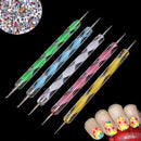 Marbleizing DIY Professional Dotting Pen Painting Manicure Tools Nail Art