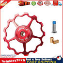 LEBYCLE 13T Bike Rear Derailleur Pulley Guide Bearing Jockey Wheel (Red) Newly