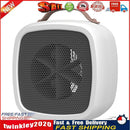 500w Mini Electric Heating Fan with Handle Desktop Warm Air Blower (White) Newly