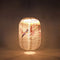 #A Waterproof Solar Lantern Light Nylon Cloth Chinese Japanese Hanging Lamp