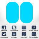 100x150mm Car Rearview Mirror Rainproof Films+Reflective Styling Decals Sti