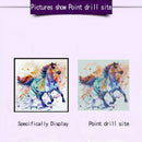 5D DIY Full Drill Diamond Painting Colorful Horse Cross Stitch Embroidery