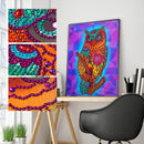5D Part Special Shaped Drill Diamond Painting Kit Eagle Animal Decor Adults