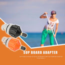 2x Rowing Boat Air Valve Kayak Paddle Board Pump Adapter (Black+Orange) Newly